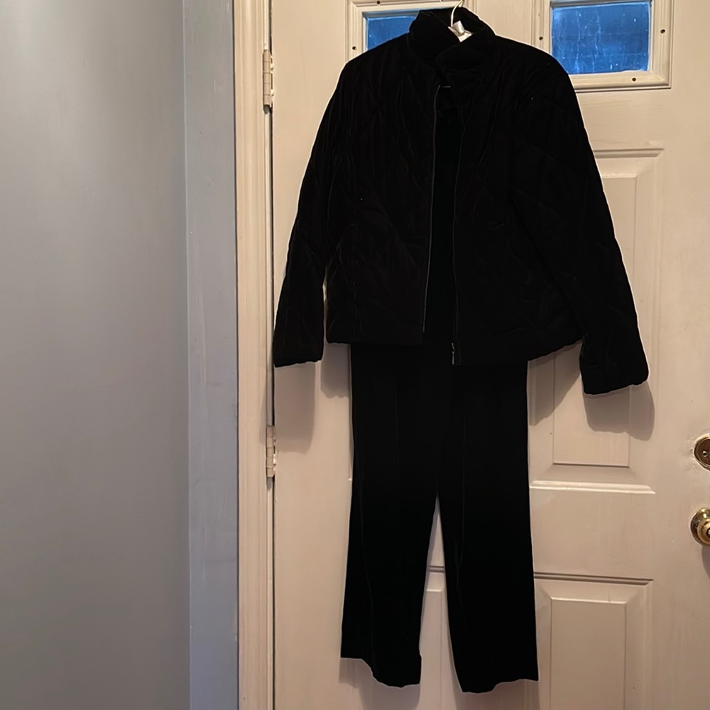 Vintage Velvet Pants Suit